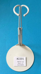 s2201 White Stands to suit Barbie, etc.  POST PAID PRICES