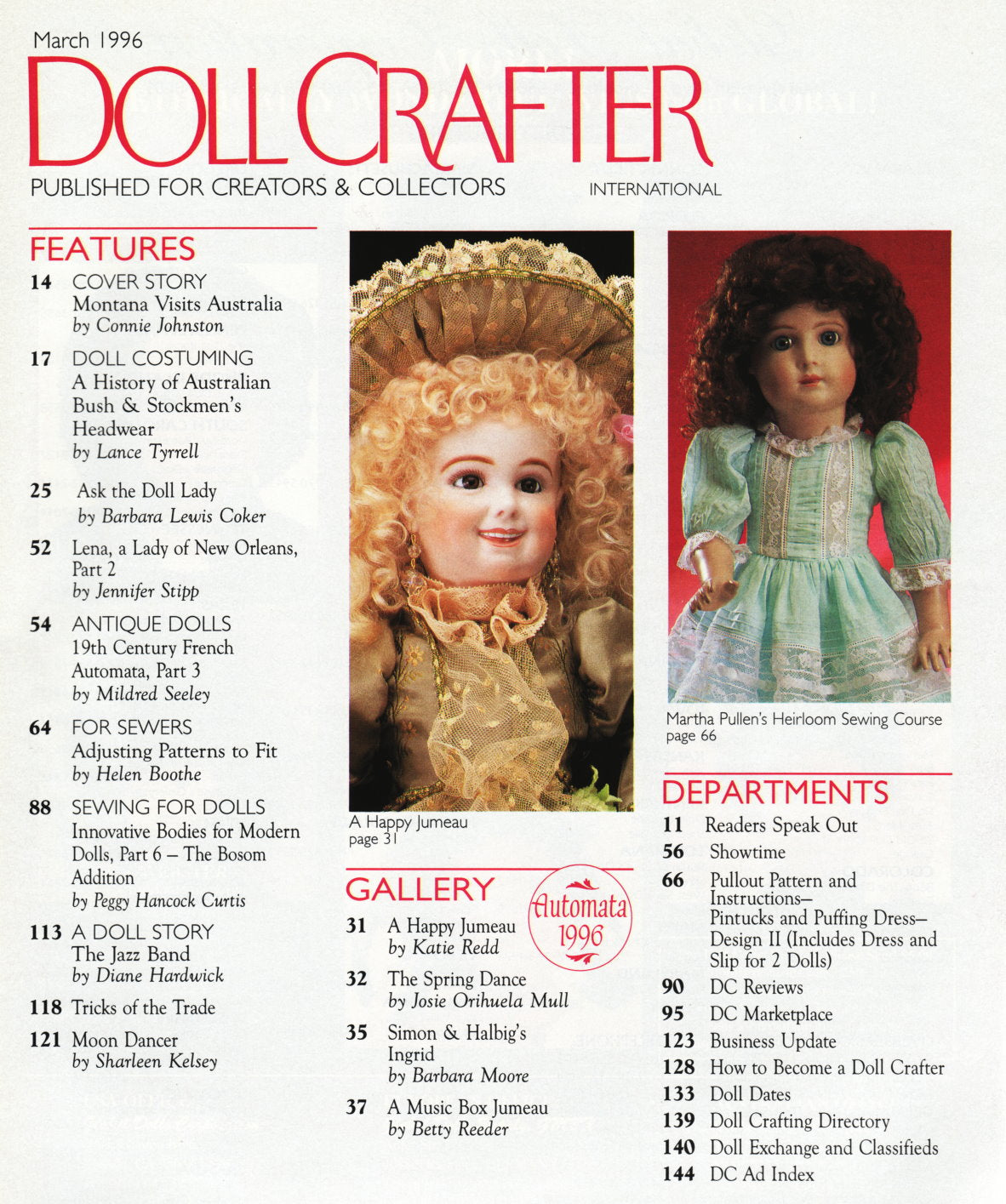 Doll Crafter 9603 - March 1996